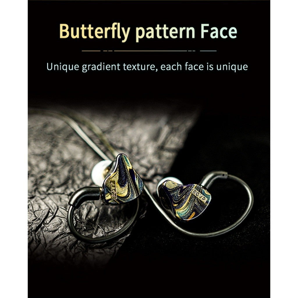 BGVP Butterfly Pro หูฟัง Hybrid 2 ไดรเวอร์ 1DD+1BA รองรับ Hi-Res