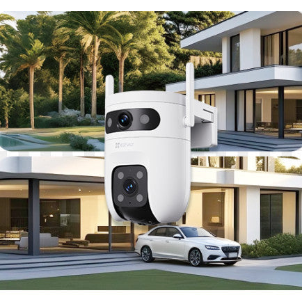 EZVIZ C9c Dual 2K+2k กล้องวงจรปิดภายนอกไร้สาย 2 เลนส์ คมชัดสูง ภาพสีกลางคืน มี AI ตรวจจับคน/รถ ประกันศูนย์ไทย