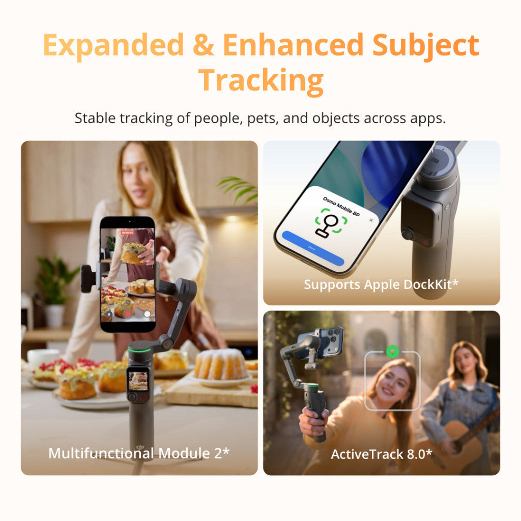 DJI Osmo Mobile 8P AdvancedTracking Combo ไม้กันสั่นสมาร์ทโฟน ประกัน 1 ปี