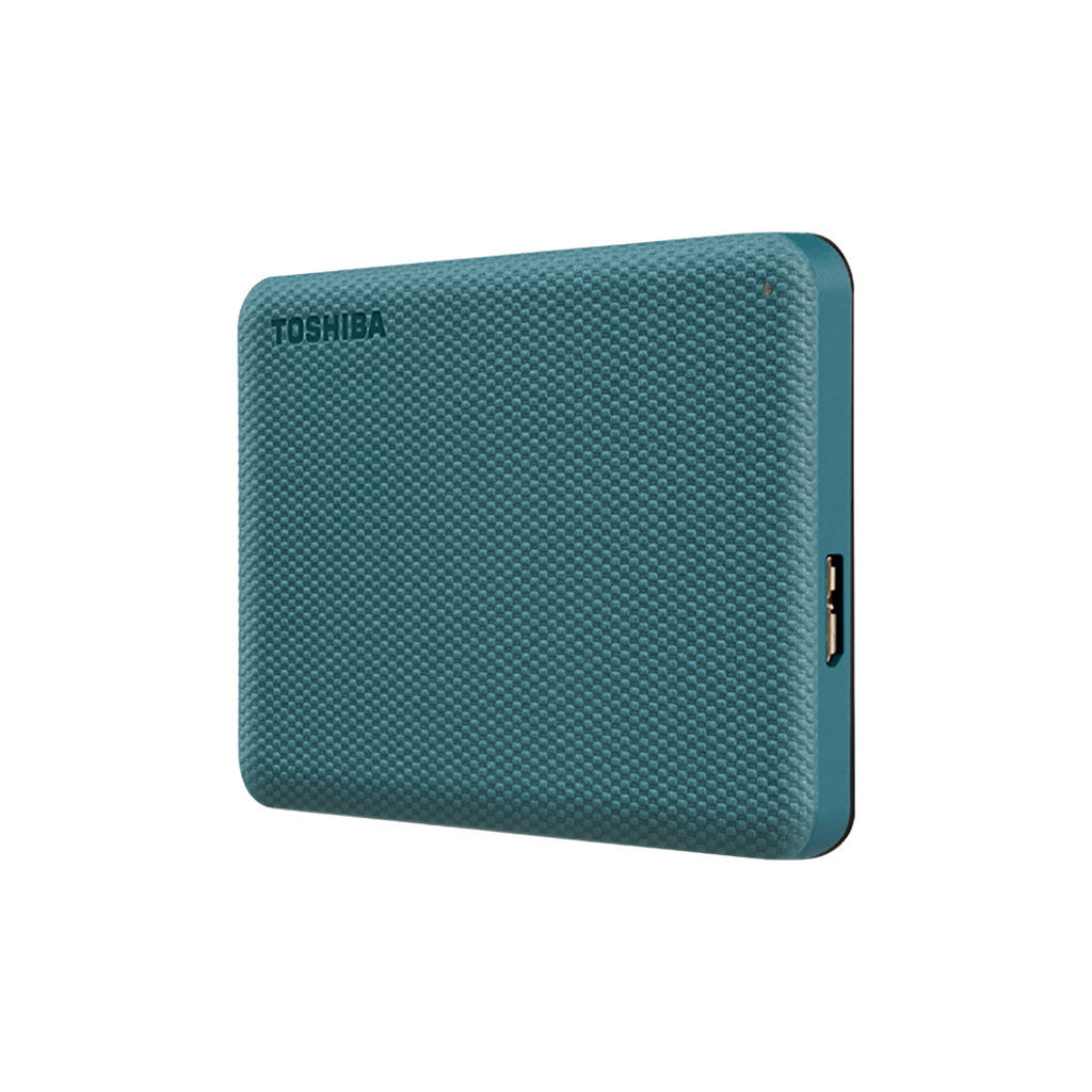 TOSHIBA PORTABLE HDD (ฮาร์ดดิสพกพา) CANVIO ADVANCE 1TB USB 3.2 GEN 1 (GREEN) (HDTCA10AG3AA) W. 3 Y.