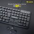 NUBWO NKM-637 KEYBOARD & MOUSE COMBO SET แบบมีสาย ปุ่มกลม รับประกัน 1 ปี