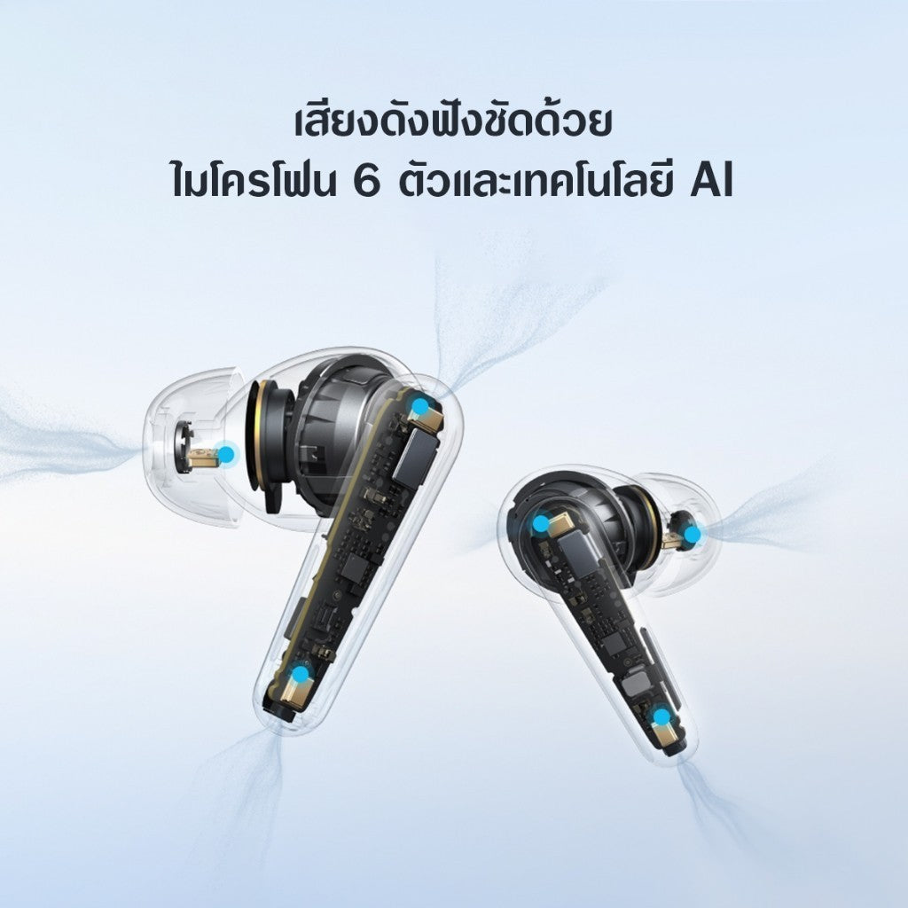 Soundcore by Anker Liberty 5 ANC หูฟังไร้สาย Bluetooth 5.4 Earbuds Adaptive Noise Cancellation 3.0