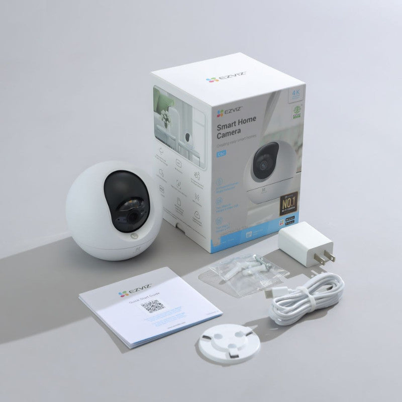 EZVIZ C6C 4K PAN & TILT WIFI CAMERA กล้องวงจรปิดภายใน รับประกัน 2 ปี