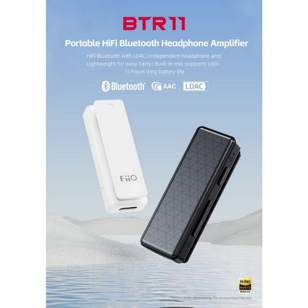 FiiO BTR11 ตัวถอดรหัสและขยายสัญญาณเสียง รองรับ LDAC, Hi-Res Wireless รับประกัน 1 ปี