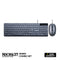 NUBWO NKM-637 KEYBOARD & MOUSE COMBO SET แบบมีสาย ปุ่มกลม รับประกัน 1 ปี