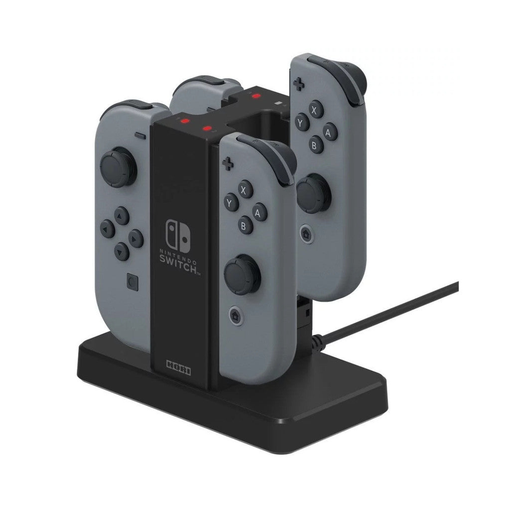 HORI Joy-Con Charge Stand แท่นชาร์จ ชาร์จได้สูงสุด 4 ตัว มีไฟ LED แสดงสถานะการชาร์จ รับประกัน 6 เดือน