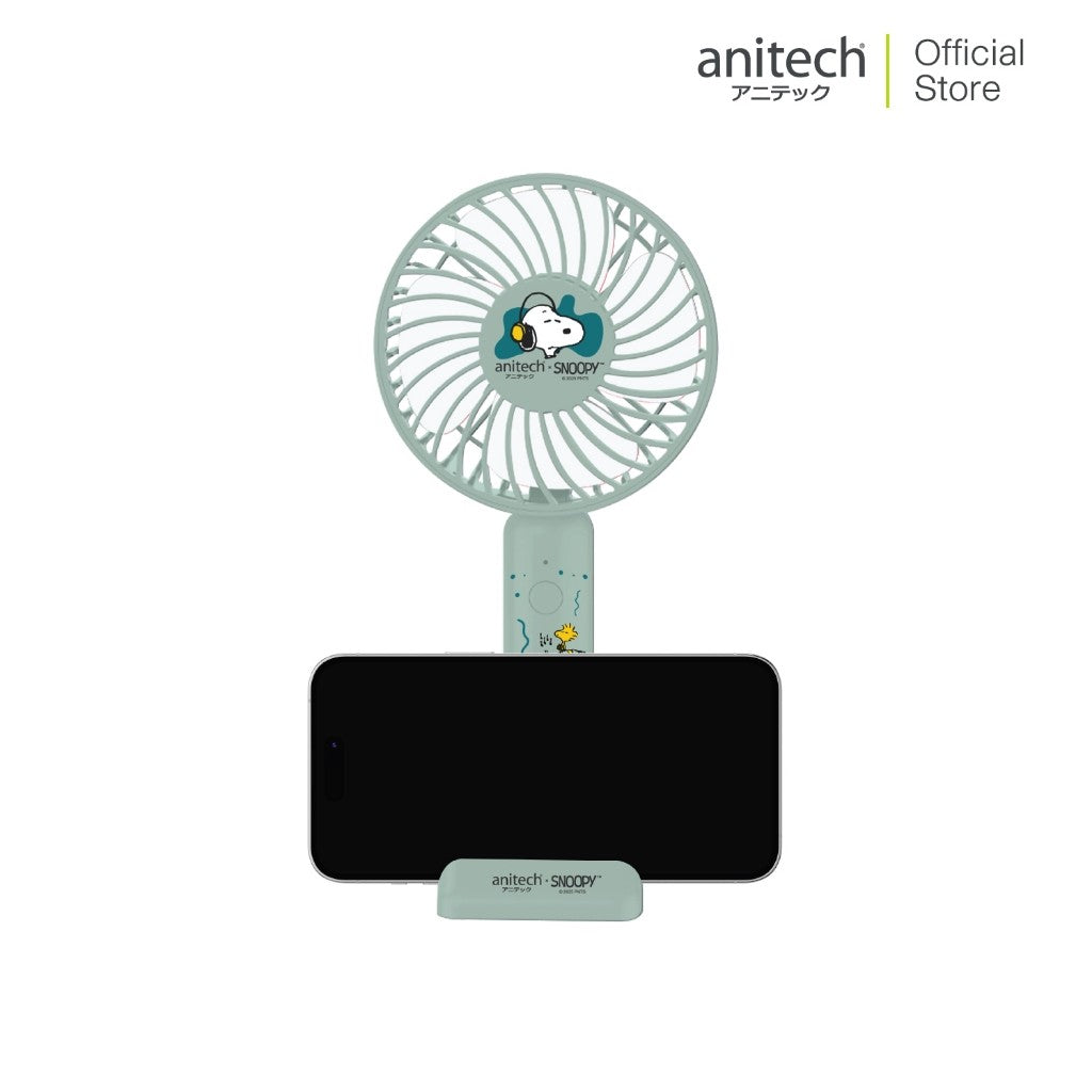 Anitech พัดลมพกพา SNP-SPF1200 ปรับได้ 3 ระดับ ใช้งานประมาณ 2-4 ชั่วโมง