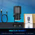 ไมค์คอนเดนเซอร์ USB MICROPHONE: FIFINE - AM6 RGB  (Black , White , Pink)