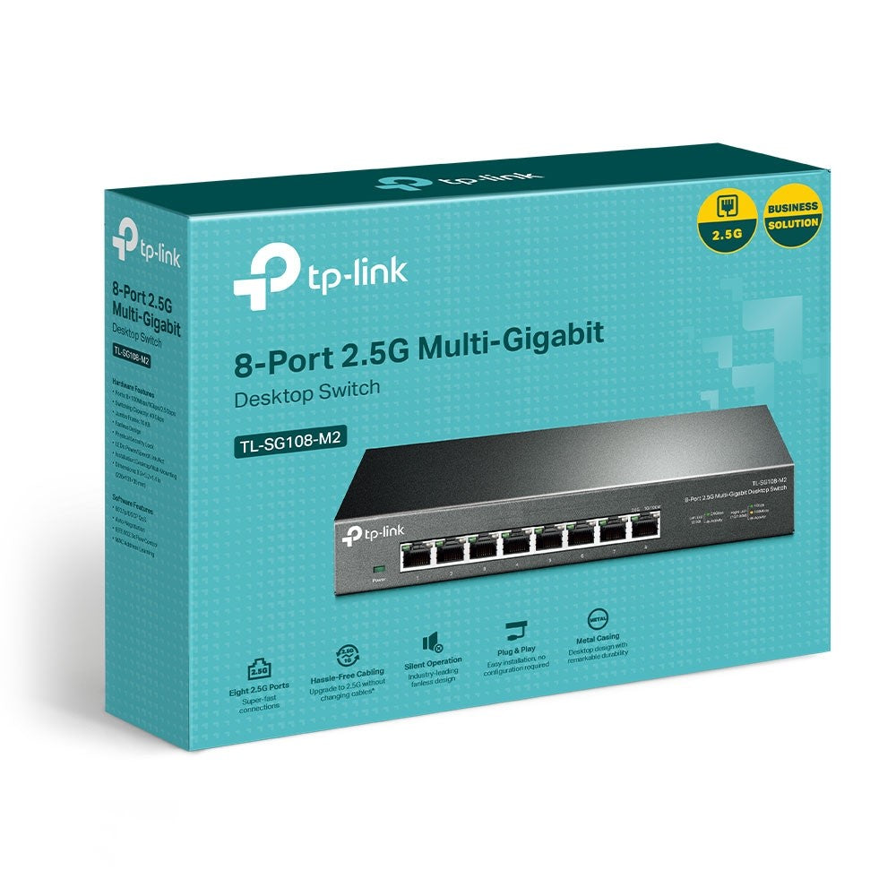TP-Link SG105-M2 / SG108-M2 2.5G Desktop Switch รับประกันศูนย์ไทย