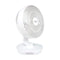 ANITECH พัดลมชาร์จไฟ รุ่น SMF-09 WHITE พัดลมชาร์จไฟ ปรับระดับแรงลมได้ 3 ระดับ