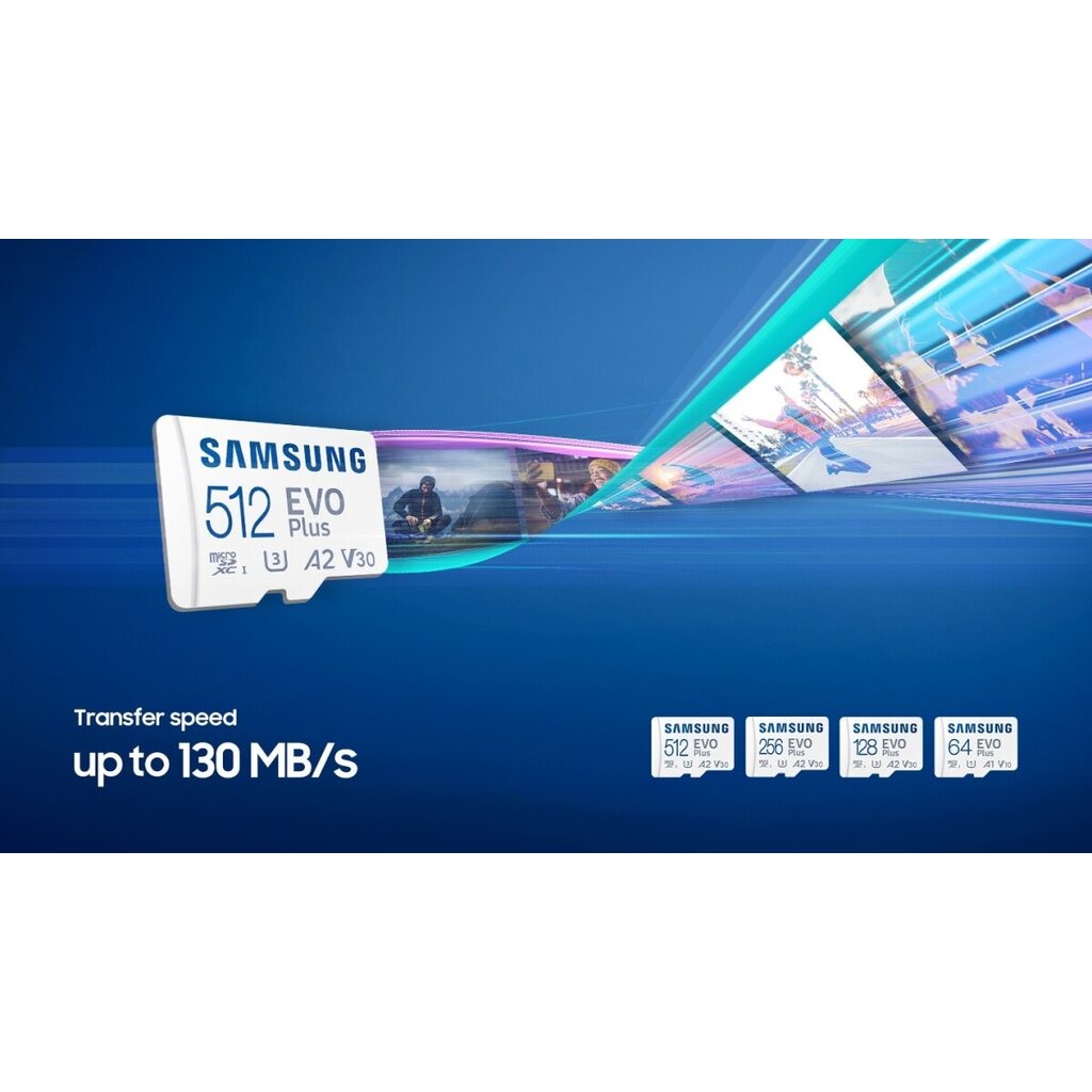 SAMSUNG EVO PLUS MICROSD CARD 512GB (2021) รับประกัน 10 ปี
