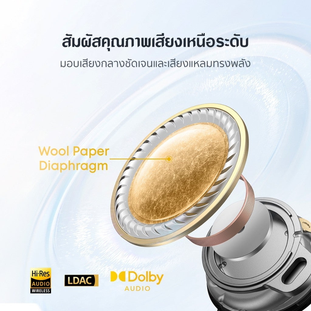 Soundcore by Anker Liberty 5 ANC หูฟังไร้สาย Bluetooth 5.4 Earbuds Adaptive Noise Cancellation 3.0