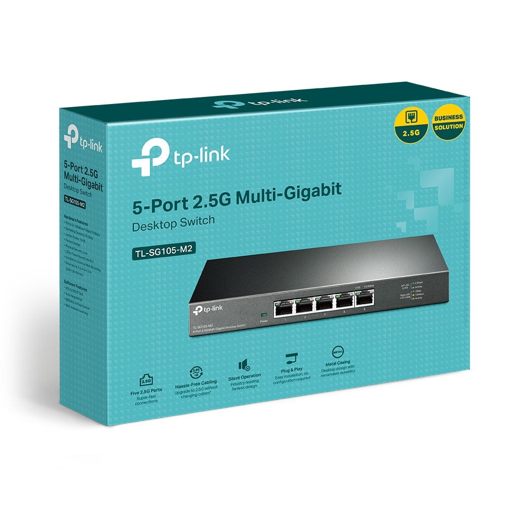 TP-Link SG105-M2 / SG108-M2 2.5G Desktop Switch รับประกันศูนย์ไทย