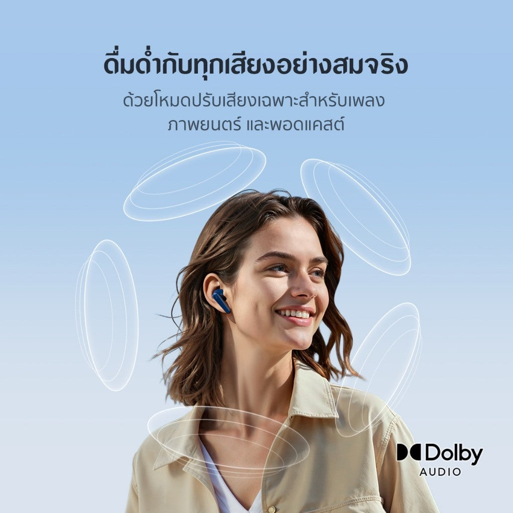Soundcore by Anker Liberty 5 ANC หูฟังไร้สาย Bluetooth 5.4 Earbuds Adaptive Noise Cancellation 3.0