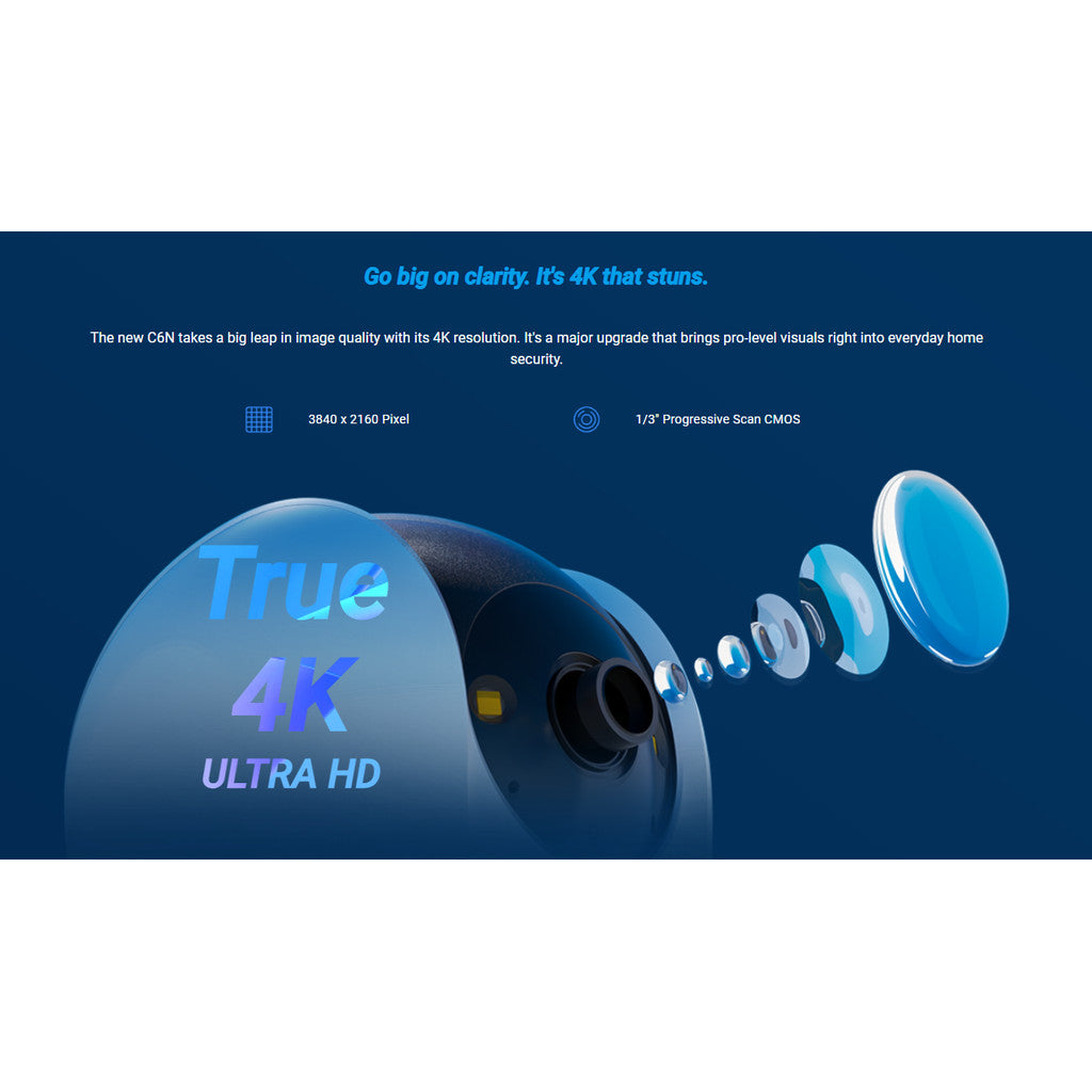 EZVIZ C6N G1 4K Next-Generation Pan & Tilt Wi-Fi Smart Home Indoor Camera กล้องวงจรปิดไร้สาย