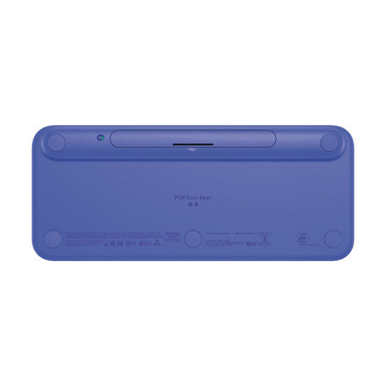 Logitech POP ICON KEYS LILAC US  คีย์บอร์ดบลูทูธ ไร้สาย สลับอุปกรณ์ได้สูงสุด 3 เครื่อง