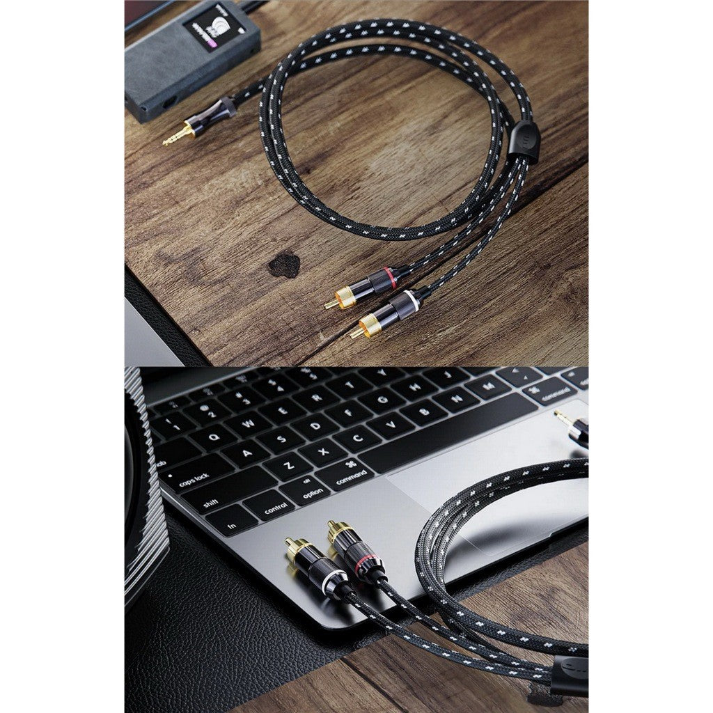 FiiO LR-3.5A สายอัพเกรด 3.5 ออก Dual RCA สำหรับเครื่องเสียง ประกัน 1 เดือน