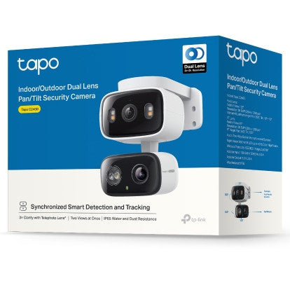 TAPO C246D 6MP Indoor/Outdoor Dual Lens Pan/Tilt Security Camera