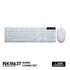 NUBWO NKM-637 KEYBOARD & MOUSE COMBO SET แบบมีสาย ปุ่มกลม รับประกัน 1 ปี