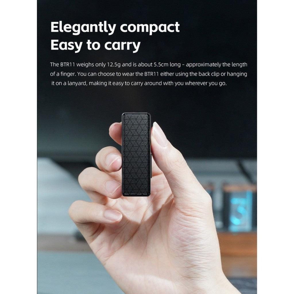 FiiO BTR11 ตัวถอดรหัสและขยายสัญญาณเสียง รองรับ LDAC, Hi-Res Wireless รับประกัน 1 ปี