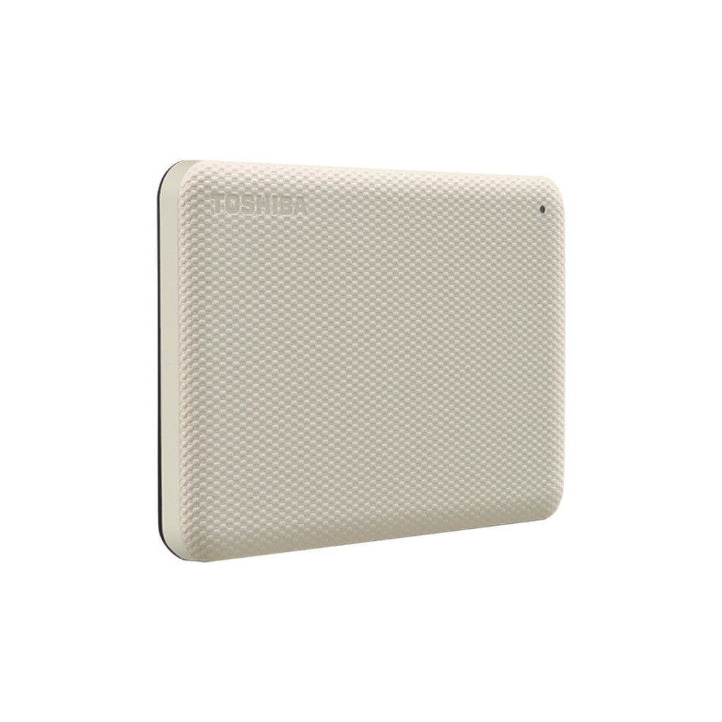 TOSHIBA PORTABLE HDD (ฮาร์ดดิสพกพา) CANVIO ADVANCE 1TB USB 3.2 GEN 1 (WHITE) (HDTCA10AW3AA) W. 3 Y.