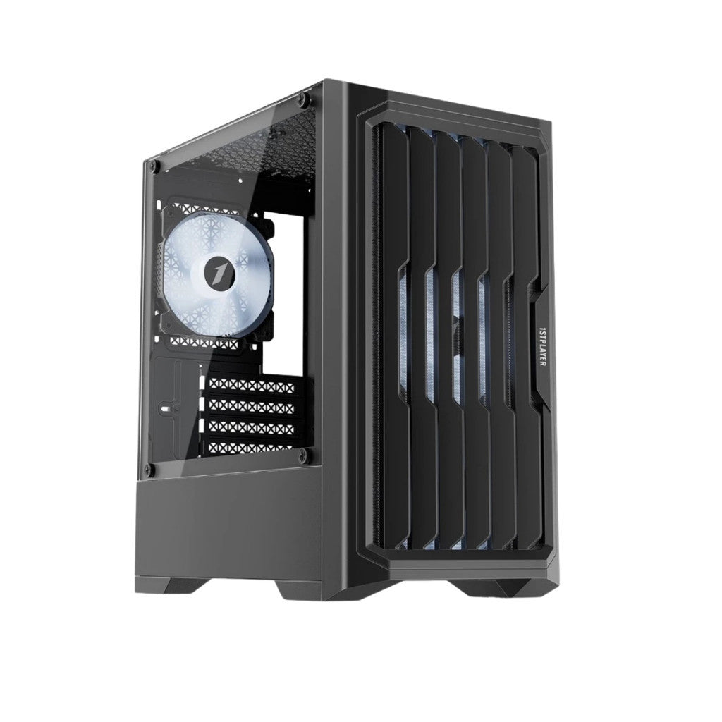 1st Player Bullet Hunter H2 Tempered Glass M-ATX Gaming Case (NOFAN) รับประกัน 1 ปี
