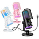 ไมค์คอนเดนเซอร์ USB MICROPHONE: FIFINE - AM6 RGB  (Black , White , Pink)