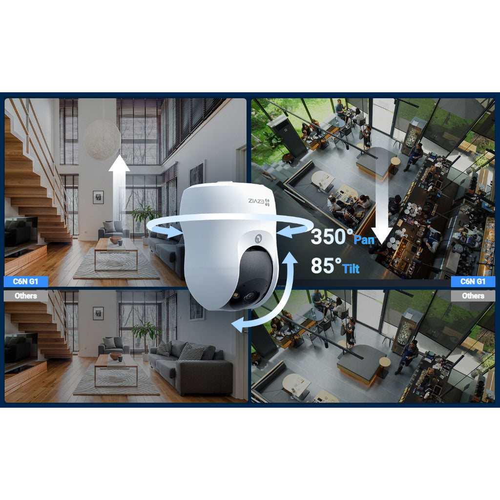 EZVIZ C6N G1 4K Next-Generation Pan & Tilt Wi-Fi Smart Home Indoor Camera กล้องวงจรปิดไร้สาย