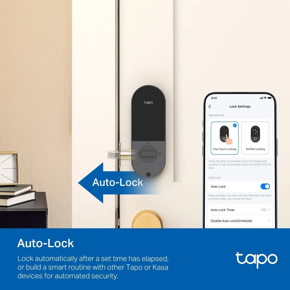 TAPO DL110 กลอนประตูอัจฉริยะ เห็นผู้มาเยือนผ่านมือถือได้ทันที ติดตั้งง่าย ปลอดภัยสูงสุด