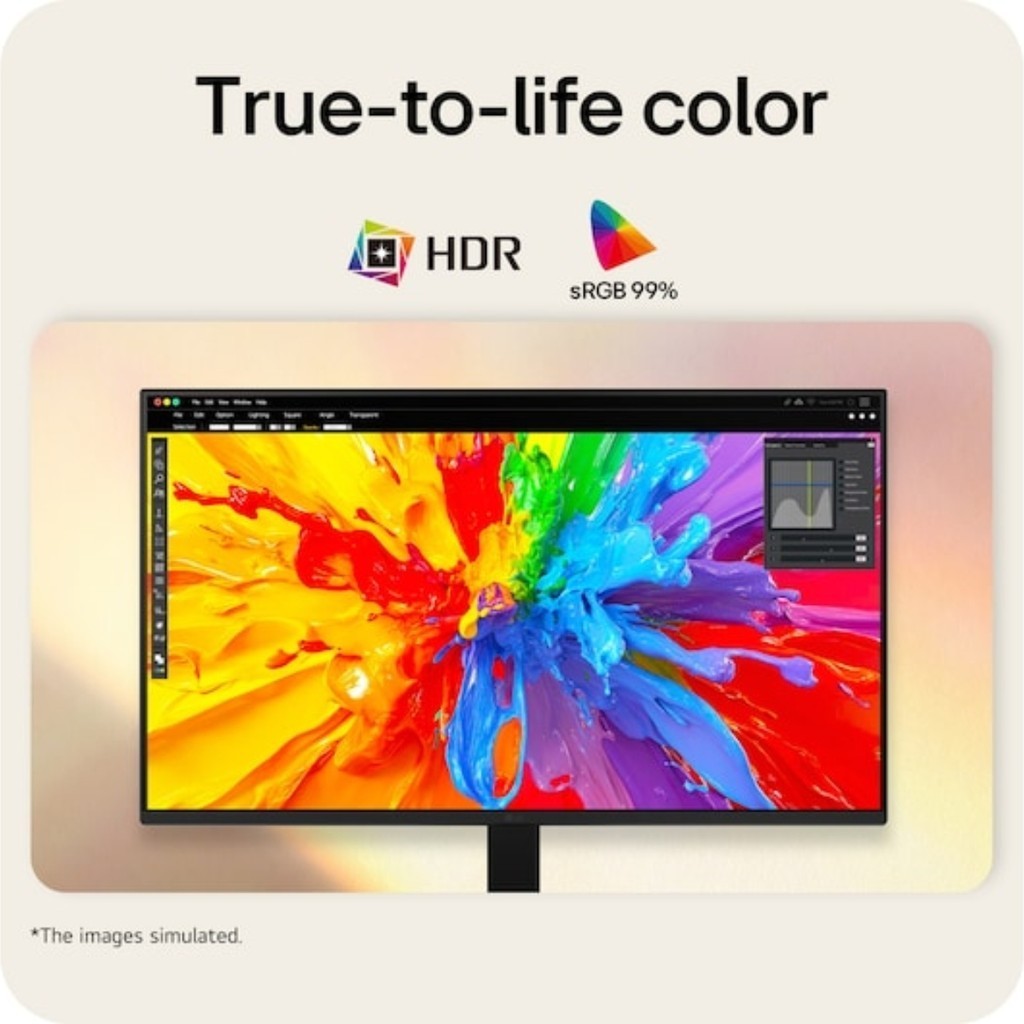 LG MONITOR (จอมอนิเตอร์) 27U411B-B  27
