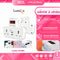 LUMIRA LP-004 ปลั๊กไฟ 2 เต้ารับ พร้อมช่อง USB 2 ช่อง วางมือถือได้ พกพาสะดวก