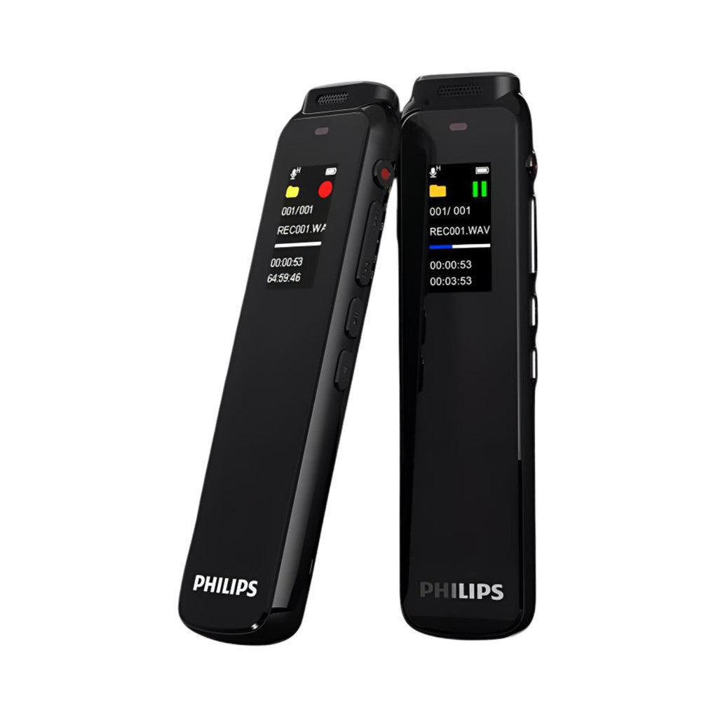 PHILIPS VOICE RECORDER (เครื่องบันทึกเสียง) VTR5010 16GB-32GB WARRANTY 1 YEAR