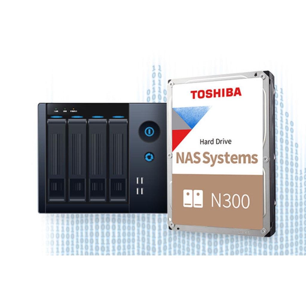 TOSHIBA HDD (ฮาร์ดดิสก์) N300 8TB-16TB SATA III 7,200 BPM WARRANTY 3 YEARS