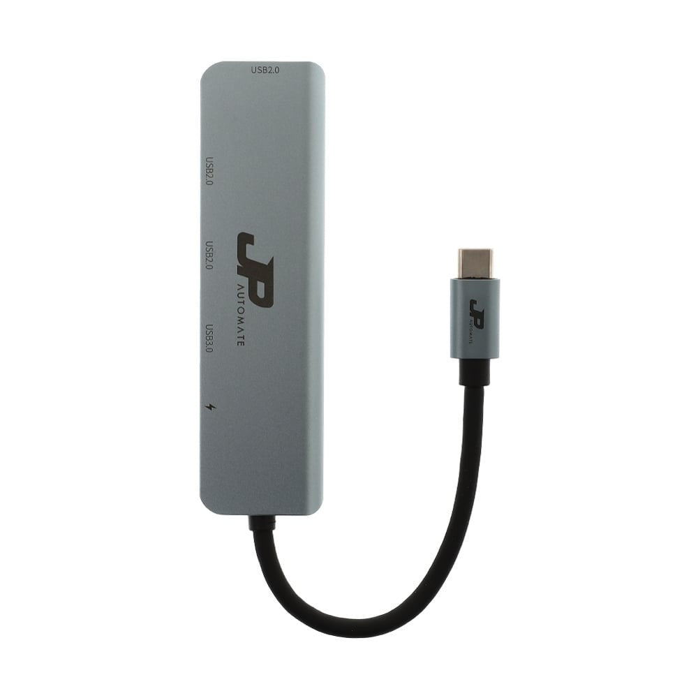JP AUTOMATE HUB (ฮับ) 5 in1 Type C  to USB3.0x1+USB2.0x3+PD100W (JP51C) รับประกัน 2 ปี