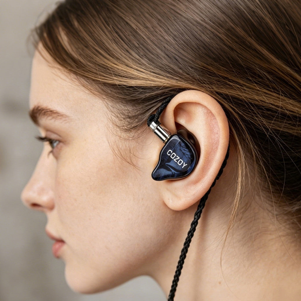 COZOY D2 หูฟัง IEMs 2 ไดรเวอร์ Dual Dynamic แยกทิศทางเสียงแม่นยำ รับประกัน 1 ปี
