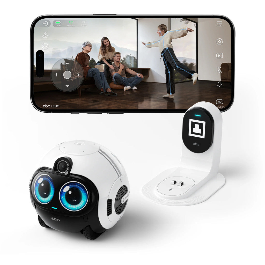 Enabot หุ่นยนต์กล้องวงจรปิด EBO MAX กล้องความละเอียด 4K รับประกัน 1 ปี