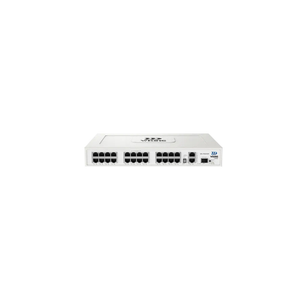 Wiking WK-PS227GF POE Switch 24 Port Gigabit สวิตช์ PoE  รับประกัน 3 ปี สำหรับกล้องวงจรปิด CCTV