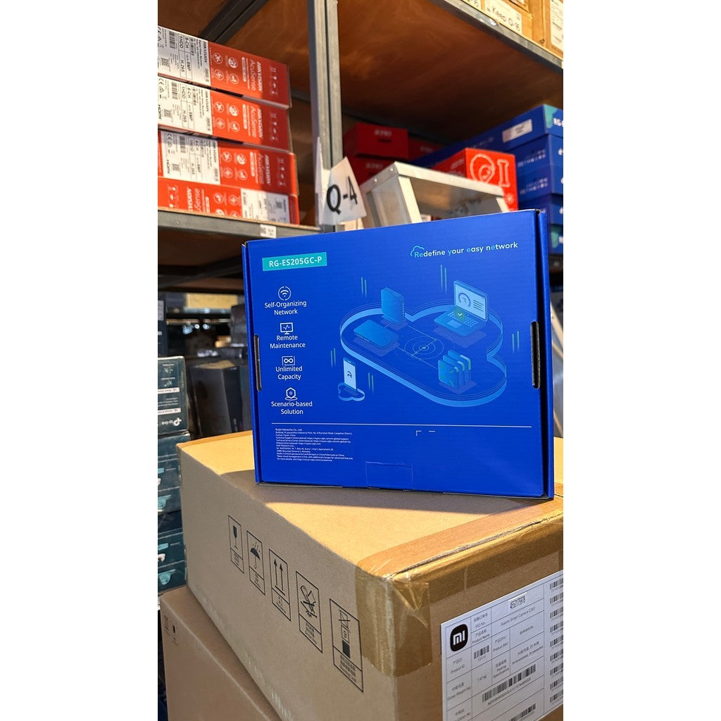 Ruijie Reyee RG-ES205GC-P 5-Port Gigabit Smart Cloud Mananged 4 Port POE 54W รับประกันศูนย์ไทย 3 ปี