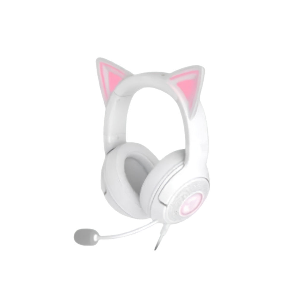 Razer Kraken Kitty V2 - หูฟังเกมมิ่ง แบบมีสาย พร้อมหู Kitty และไฟ RGB Razer Chroma™