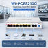 Wi-Tek WI-PCES210G Cloud Easy Smart POE Switch 8 Port รับประกัน 3 ปี สวิตช์เครือข่ายสำหรับกล้องวงจรปิด