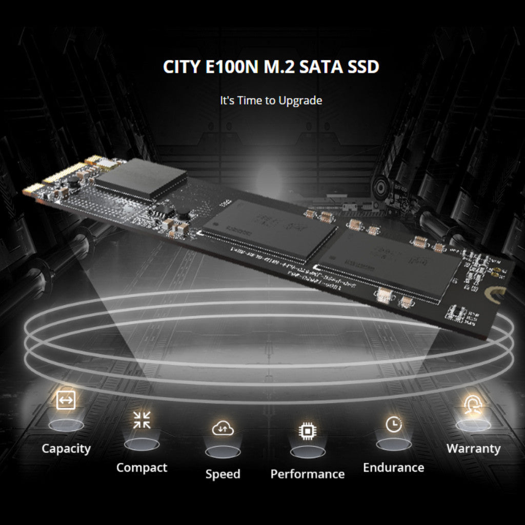HIKSEMI SSD (เอสเอสดี) E100N 256GB SATA III (HS-SSD-E100N) WARRANTY 3 YEARS