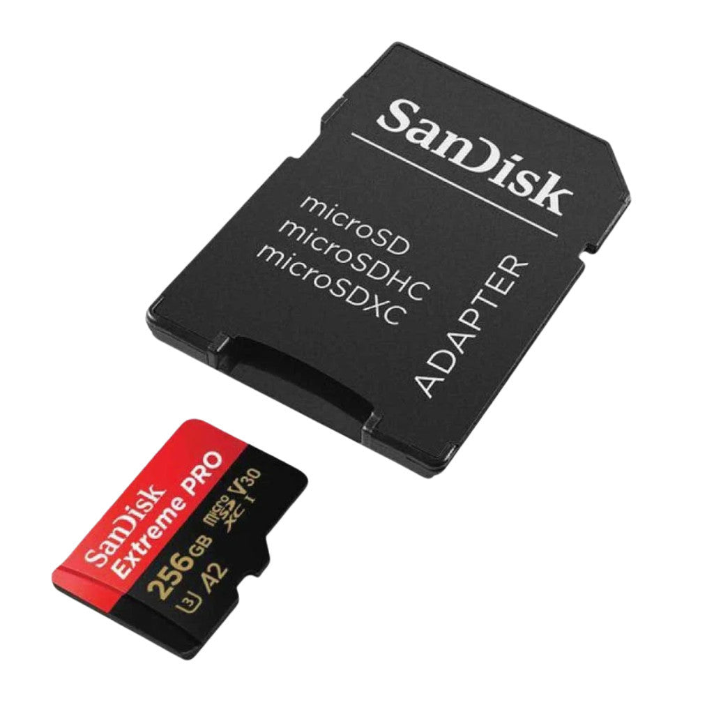 SANDISK MICRO SD (ไมโครเอสดีการ์ด) EXTREME PRO 256GB UHS-I (SDSQXCD-256G-GN6MA) LIFETIME WARRANTY