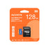 ADATA MicroSDHC (ไมโครเอสดี) Premier 128GB UHS-I CLASS10 (AUSDH128GUICL10A1-RA1) LIFETIME WARRANTY