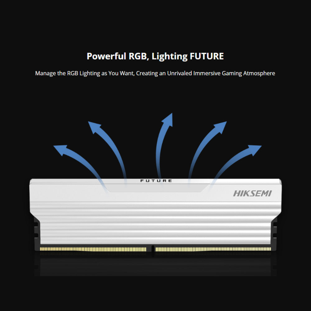 HIKSEMI RAM (แรม) 16GB(8GBx2) DDR4 3200MHz (WHITE) (HSC416U32F3 8G×2) LIFETIME WARRANTY