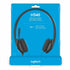 LOGITECH H110/ H111/ H150 ขาว /H150 ฟ้า/ H151/ H340 ชุดหูฟังสเตอริโอพร้อมไมโครโฟนสวมหูหูฟัง