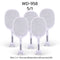 TOSHINO ไม้ตียุง แบบเเพ็ค  รุ่น WD-945B WD-958 แบบ 2 in 1  ปลอดภัย ใช้งานง่าย