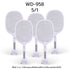 TOSHINO ไม้ตียุง แบบเเพ็ค  รุ่น WD-945B WD-958 แบบ 2 in 1  ปลอดภัย ใช้งานง่าย