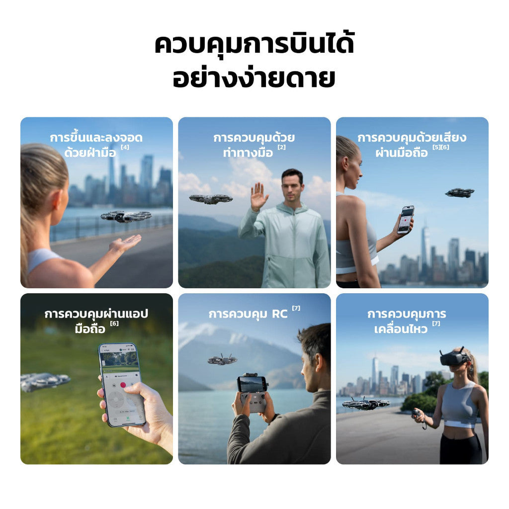 มีส่งด่วน[ขึ้นทะเบียนโดรนก่อนสั่งซื้อทุกครั้ง] DJI - NEO 2 - Camera Drone | โดรนไซส์มินิ ประกัน 1 ปี