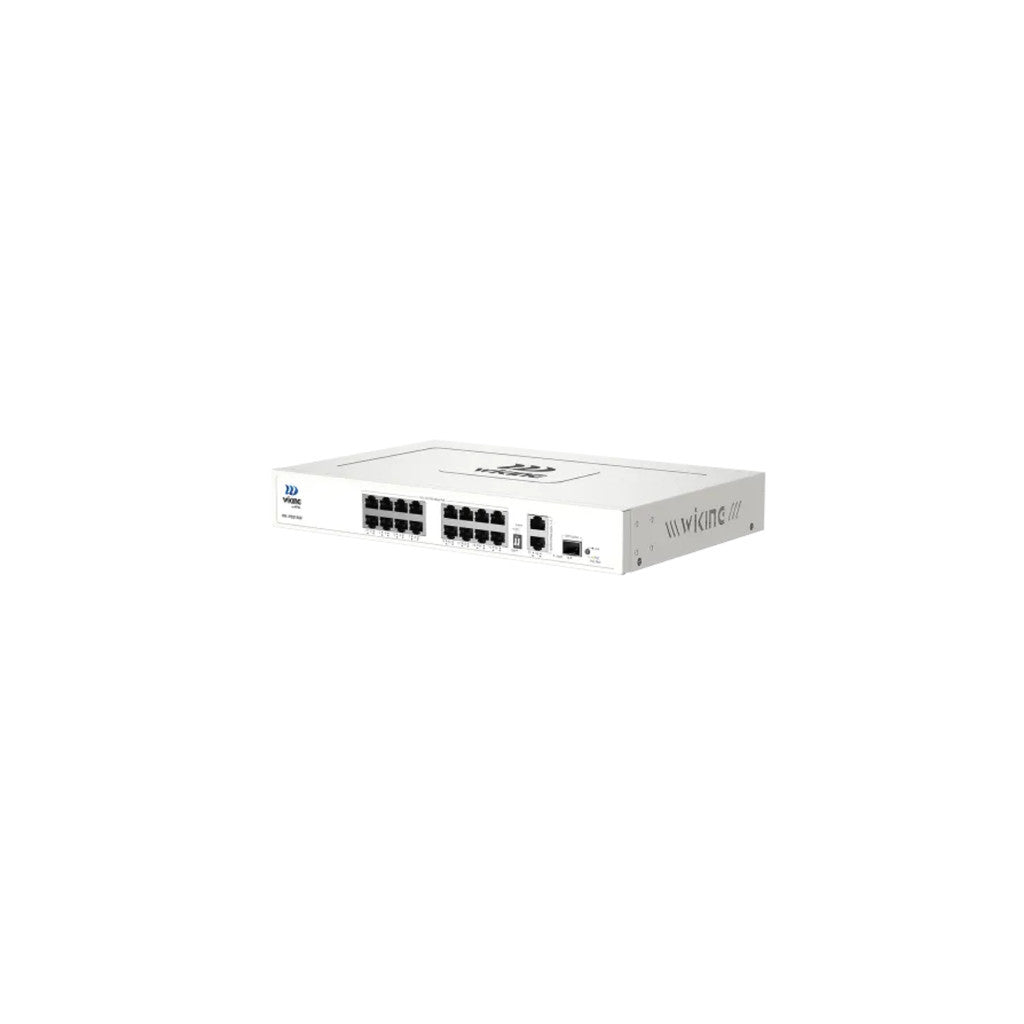 Wiking WK-PS219GF POE Switch 16 ช่อง Gigabit สวิตช์เน็ตเวิร์ก ใช้งานง่าย สะดวก รับประกัน 3 ปี