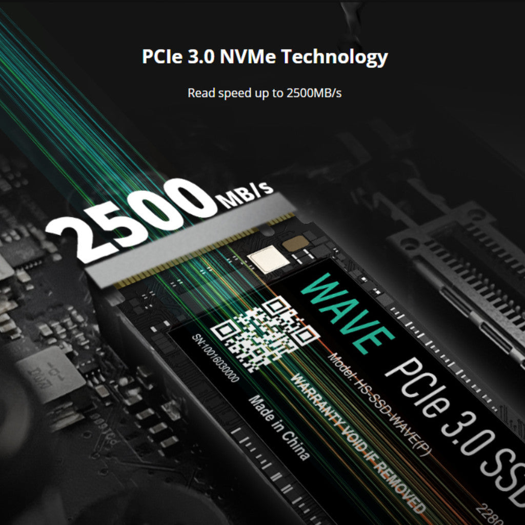 (มีส่งด่วน) HIKSEMI SSD (เอสเอสดี) WAVE(P) 256GB PCLe 3.0 (HS-SSD-WAVE(P) 256G) WARRANTY 3 YEAR